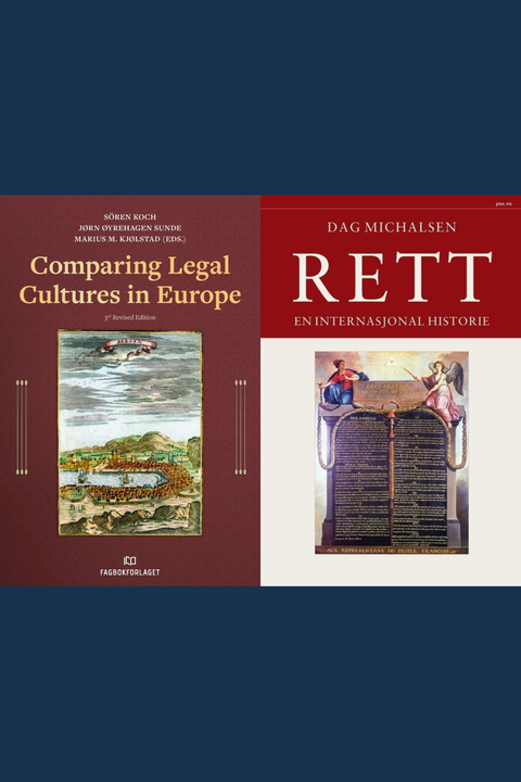 Bokpakke UiB Rettsvitenskap 6. semester – Comparing Legal Cultures in Europe og Rett en internasjonal historie