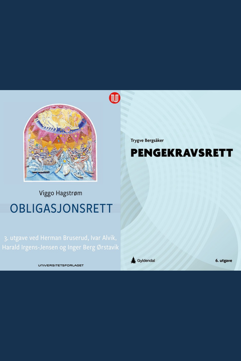 Bokpakke Høgskolen i Molde Rettsvitenskap 5. semester – Obligasjonsrett og Pengekravsrett