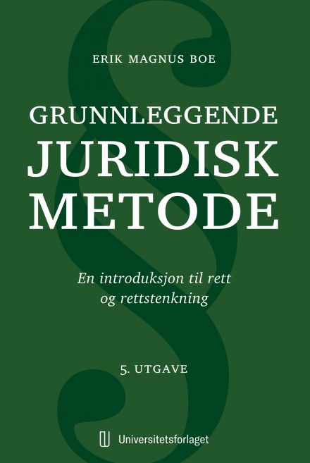 Grunnleggende juridisk metode, 5. utgave