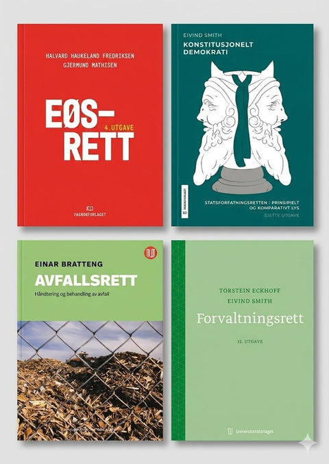 Rabattert bokpakke for BI: Rettsvitenskap 3. semester | Spar 22 %