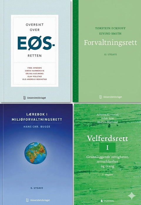 Rabattert bokpakke for UiO: Rettsvitenskap 4. semester | Spar 22 %