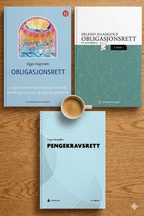 Rabattert bokpakke for Universitetet i Innlandet: Rettsvitenskap 6. semester | Spar 22 %