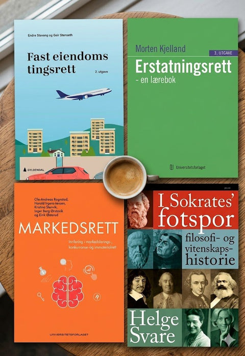 Rabattert bokpakke for Universitetet i Innlandet: Rettsvitenskap 2. semester | Spar 22 %