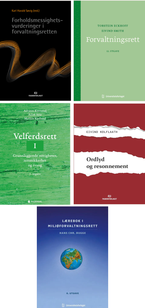 Rabattert bokpakke for UiB: Rettsvitenskap 4. semester | Spar 22 %