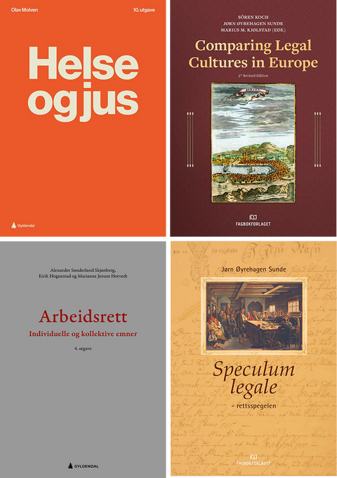 Rabattert bokpakke for UiA: Rettsvitenskap 4. semester | Spar 22 %