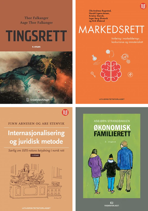 Rabattert bokpakke for UiA: Rettsvitenskap 2. semester | Spar 22 %