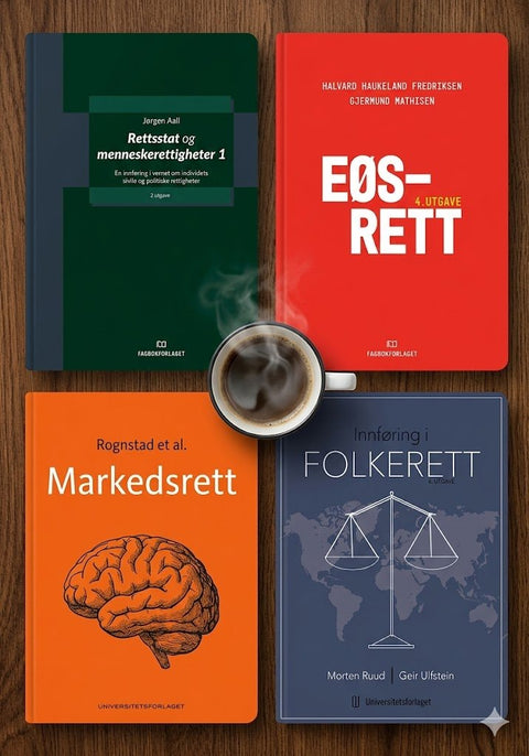 Rabattert bokpakke for Universitetet i Innlandet: Rettsvitenskap 3. semester | Spar 22 %
