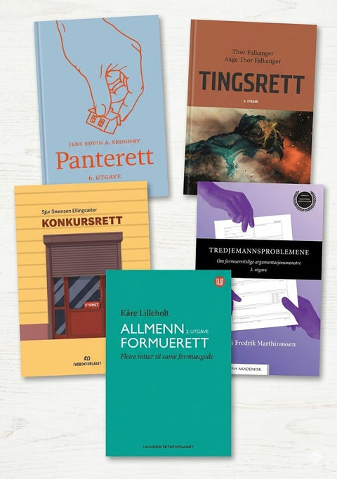 Rabattert bokpakke for BI: Rettsvitenskap 6. semester | Spar 22 %