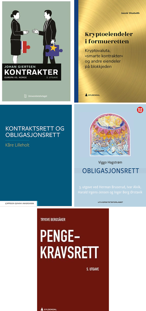Rabattert bokpakke for UiB: Rettsvitenskap 5. semester | Spar 22 %
